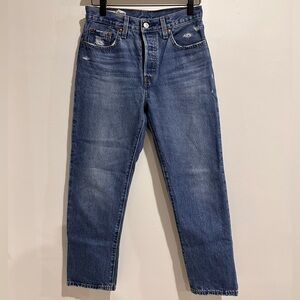 LEVI 501 Wedge Straight Jeans